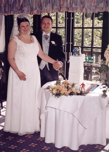 [The cutting of the cake]